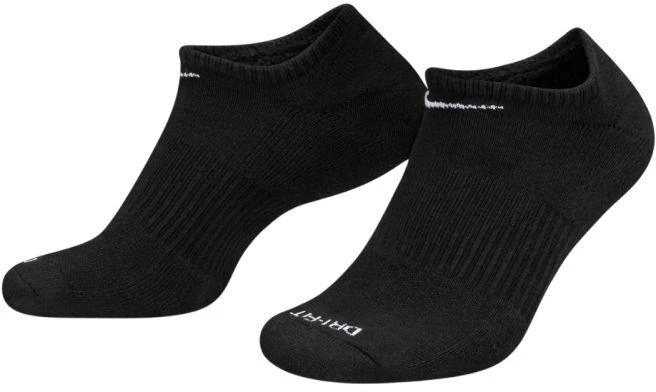 Nike Everyday Plus kojinės su paminkštinimu, 3 poros, juodos SX6889 010