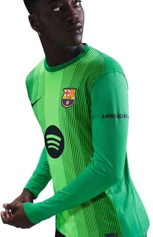 „Nike FC Barcelona“ 2025/26 m. stadiono vartininko marškinėliai vyrams, žali, HQ0477 311