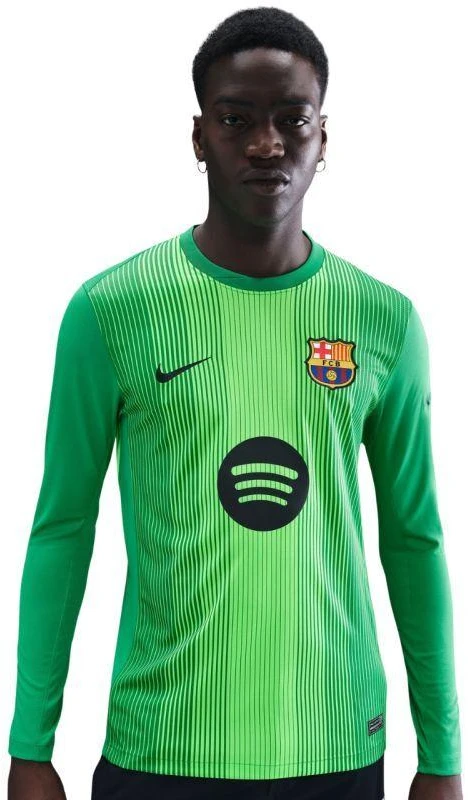 „Nike FC Barcelona“ 2025/26 m. stadiono vartininko marškinėliai vyrams, žali, HQ0477 311