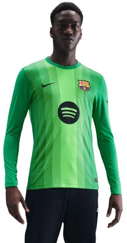 „Nike FC Barcelona“ 2025/26 m. stadiono vartininko marškinėliai vyrams, žali, HQ0477 311