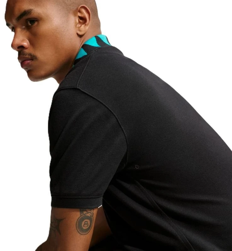 Nike FC Barcelona trečioji polo marškinėlių versija, juodi