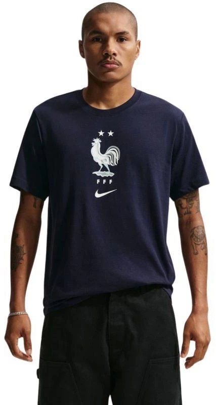 Nike FFF futbolo marškinėliai vyrams, tamsiai mėlyni IH2181 498