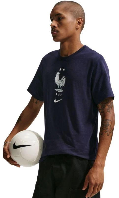 Nike FFF futbolo marškinėliai vyrams, tamsiai mėlyni IH2181 498
