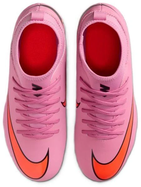 Nike Jauniesiems Mercurial Superfly 10 Club FG/MG FQ8318-600 bateliai