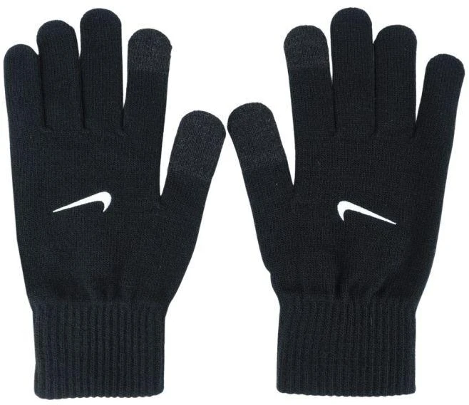 Nike Megztos pirštinės su sukibimu, juodos, N1011919010
