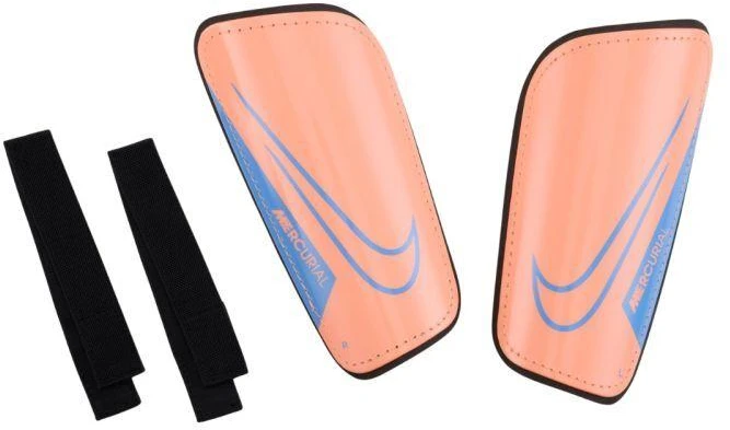 Nike Mercurial Hardshell vaikiškos futbolo blauzdų apsaugos, oranžinės DN3614 852