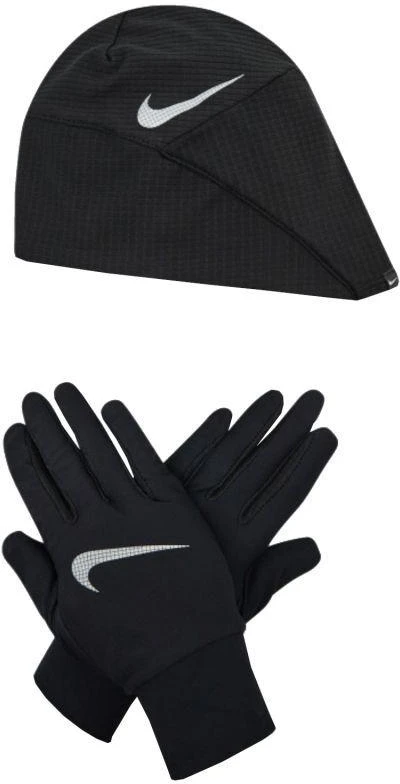 Nike Moterims Essential Bėgimo Kepurės ir Pirštinių Komplektas N1000595-082