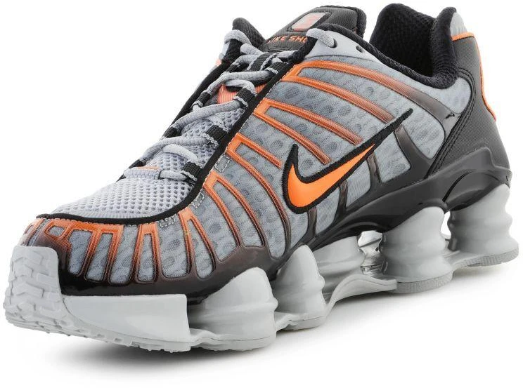 NIKE Nike Shox TL AV3595-011 Šviesiai Dūminė Pilka/Ryški Mandarino