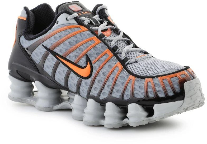 NIKE Nike Shox TL AV3595-011 Šviesiai Dūminė Pilka/Ryški Mandarino