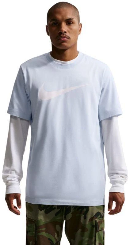 Nike Nsw Tee Icon Swoosh vyriški marškinėliai, mėlyni, DC5094 408