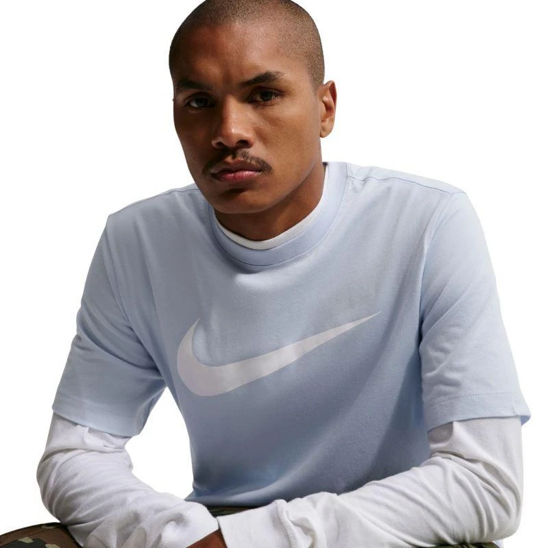 Nike Nsw Tee Icon Swoosh vyriški marškinėliai, mėlyni, DC5094 408