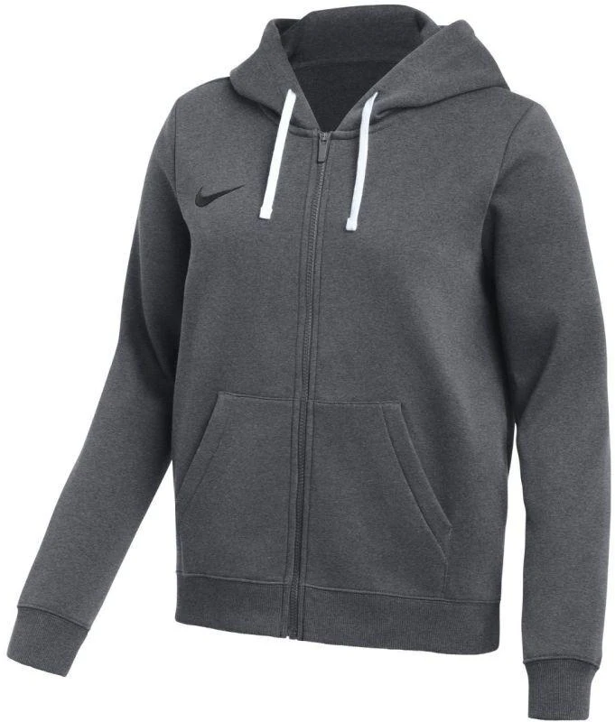 Nike Park 26 Fleece Bliuzonas su gobtuvu ir pilnu užtrauktuku moterims, tamsiai pilkos IB1230 063