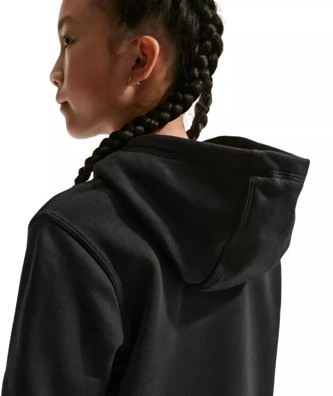 Nike Park 26 Fleece vaikiškas bliuzonas su kapišonu Juodas IB1226 010