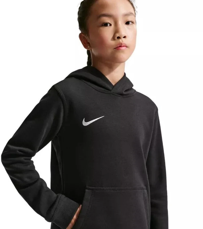 Nike Park 26 Fleece vaikiškas bliuzonas su kapišonu Juodas IB1226 010