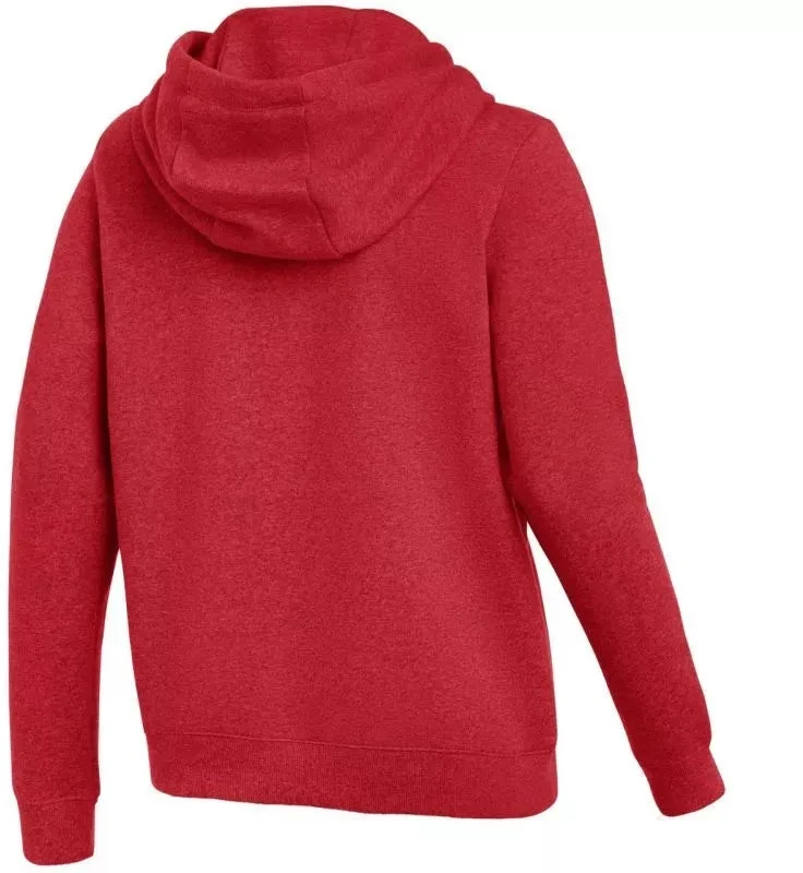 Nike Park 26 Fleecinis džemperis su gobtuvu moterims Raudonas IB1224 657