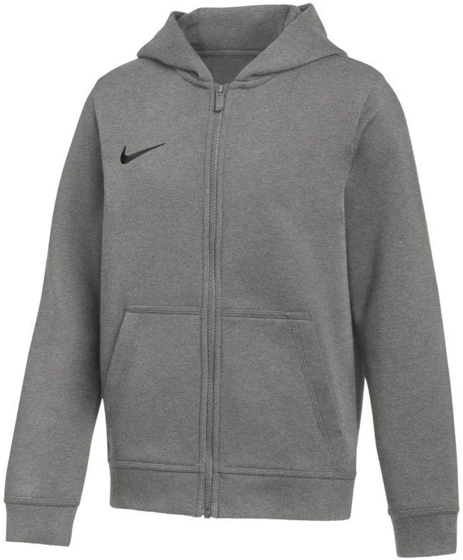 Nike Park 26 fliso džemperis su užtrauktuku vaikams, tamsiai pilkas IB1232 063