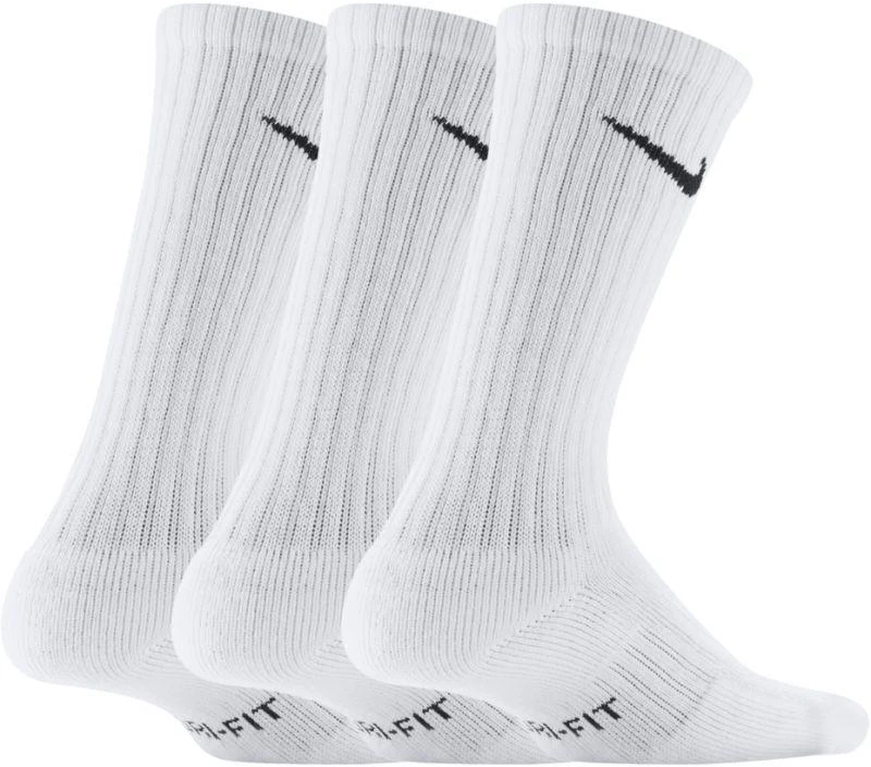 Nike Performance Cushioned Crew 3P Jr SX6842 100 kojinės