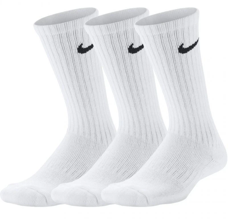Nike Performance Cushioned Crew 3P Jr SX6842 100 kojinės