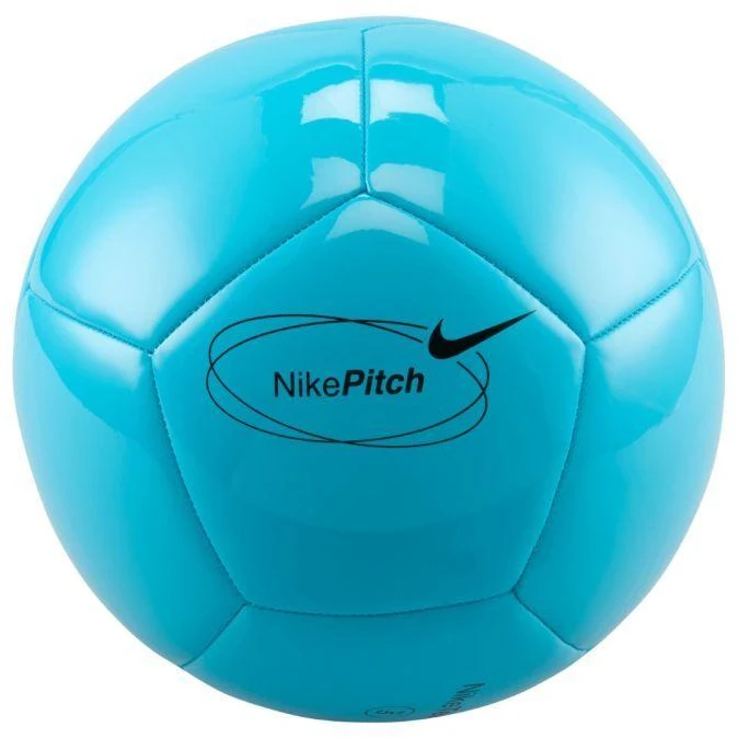 Nike Pitch Team 25 mėlynas futbolo kamuolys HV6337 420