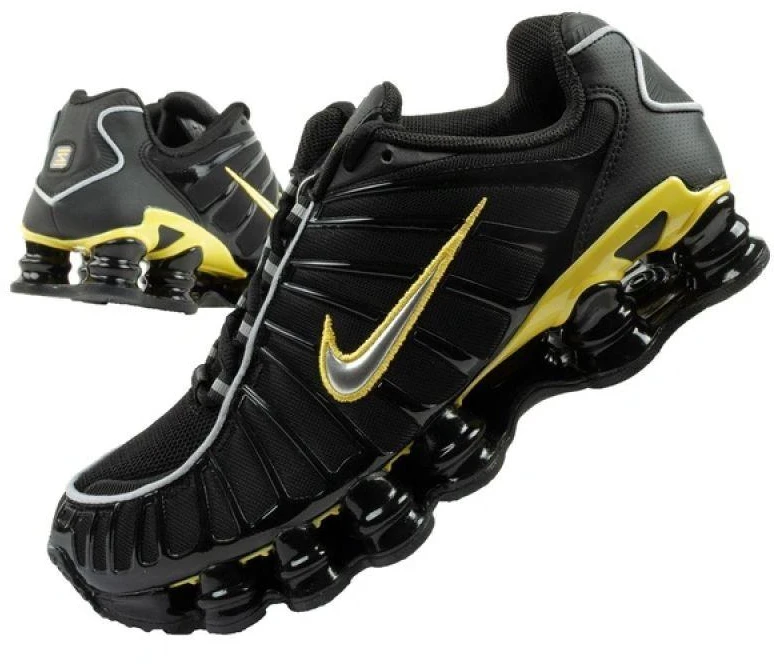 Nike Shox TL vyriški sportbačiai, madingi, juodi