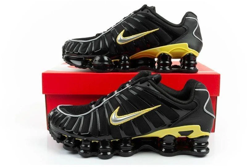 Nike Shox TL vyriški sportbačiai, madingi, juodi