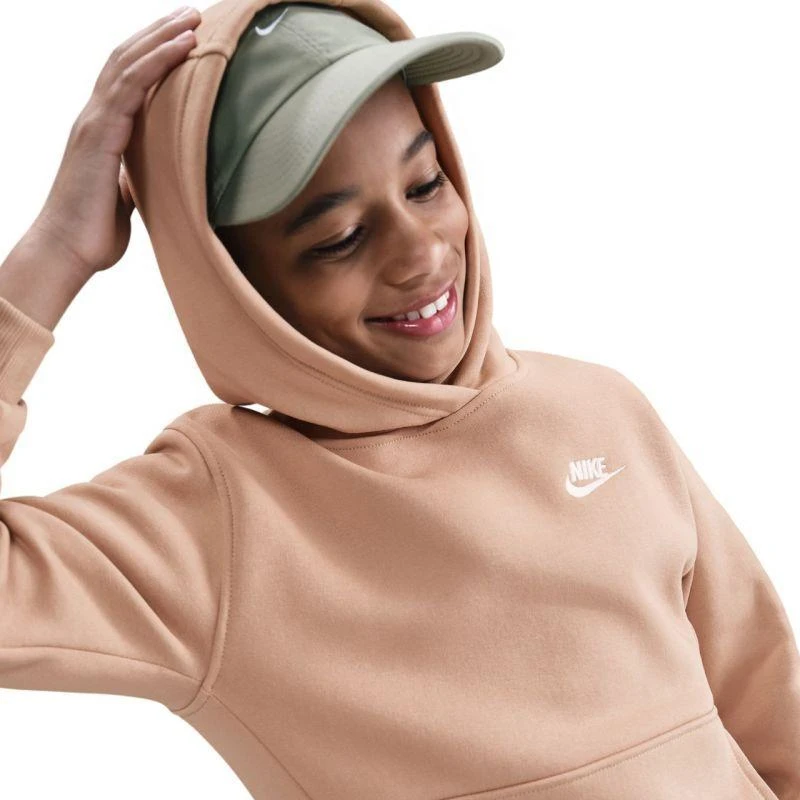 Nike Sportswear Club Fleece smėlio spalvos džemperis vaikams FD3000 200