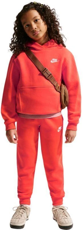 „Nike Sportswear Club Fleece“ vaikiškas džemperis, oranžinis, FD3000 842