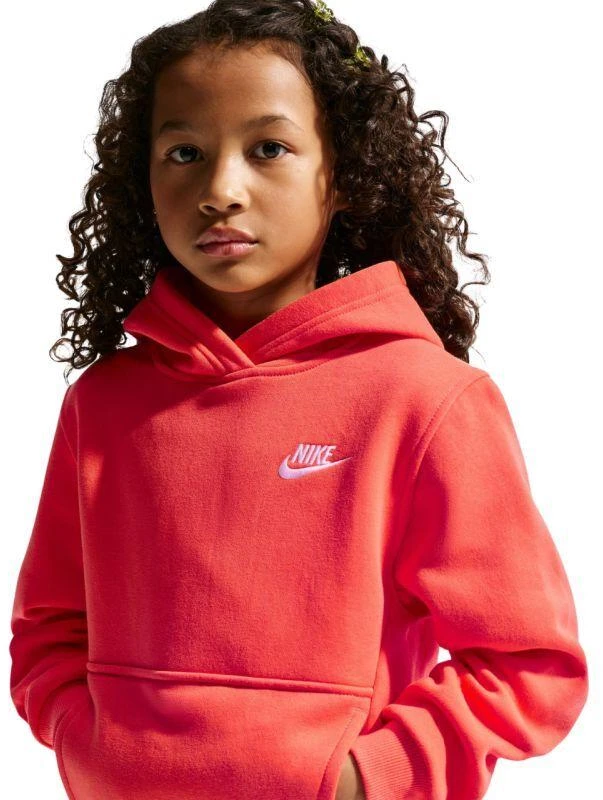 „Nike Sportswear Club Fleece“ vaikiškas džemperis, oranžinis, FD3000 842