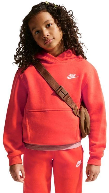 „Nike Sportswear Club Fleece“ vaikiškas džemperis, oranžinis, FD3000 842