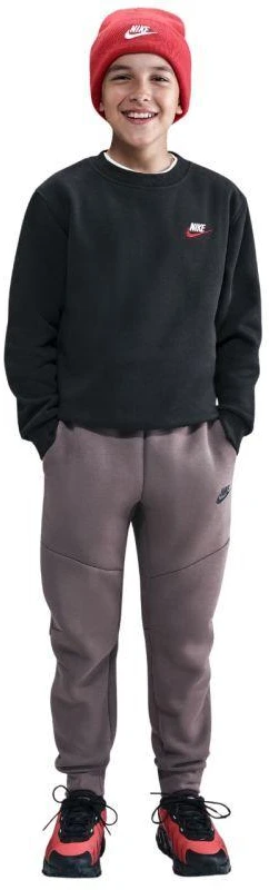 Nike Sportswear Club Fleece Vaikiškas bliuzonas Juodas FD3006 012