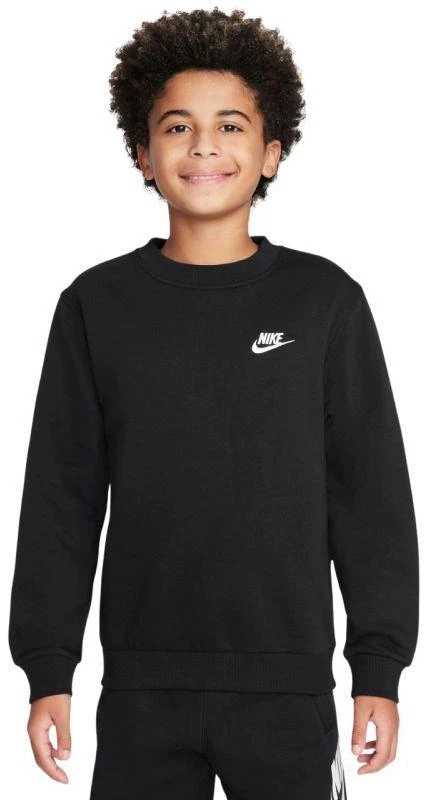 Nike Sportswear Club Fleece vaikiškas džemperis, juodas FD3006 010