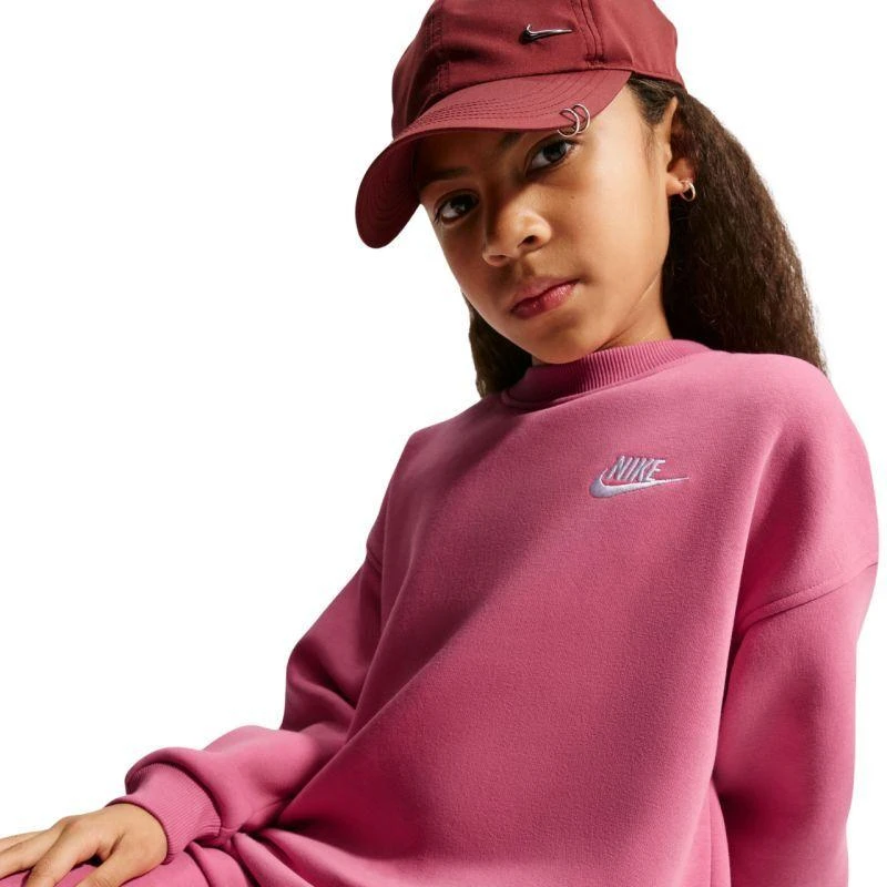 Nike Sportswear Club Fleece vaikiškas džemperis, rožinis FD2923 641