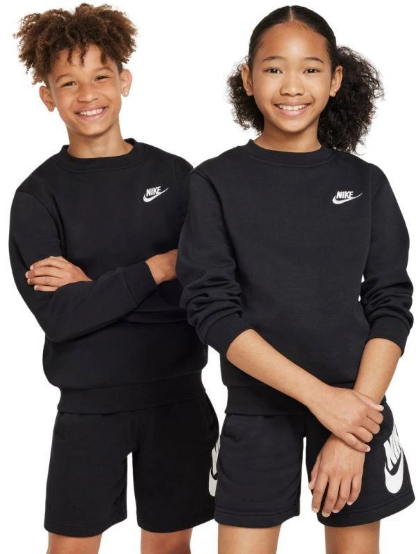 Nike Sportswear Club Fleece vaikiškas džemperis, juodas FD3006 010