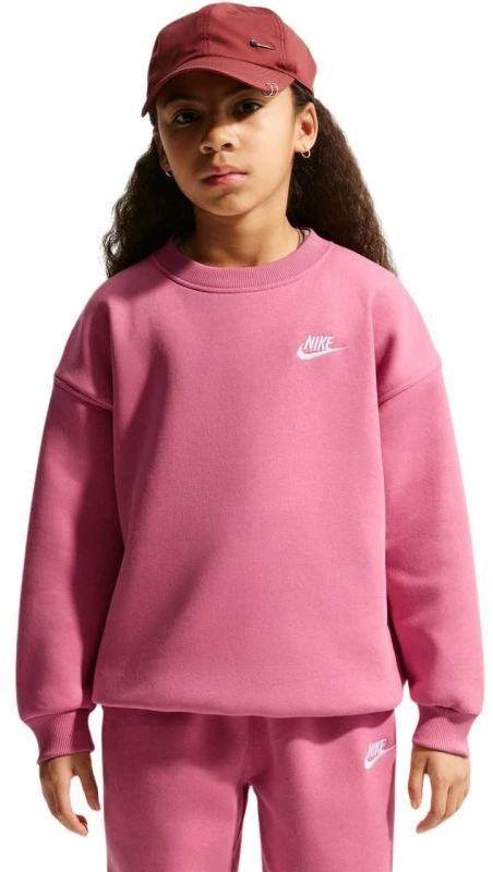 Nike Sportswear Club Fleece vaikiškas džemperis, rožinis FD2923 641