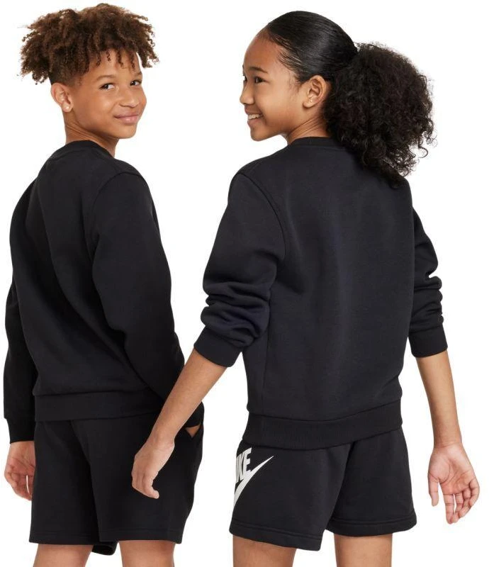 Nike Sportswear Club Fleece vaikiškas džemperis, juodas FD3006 010