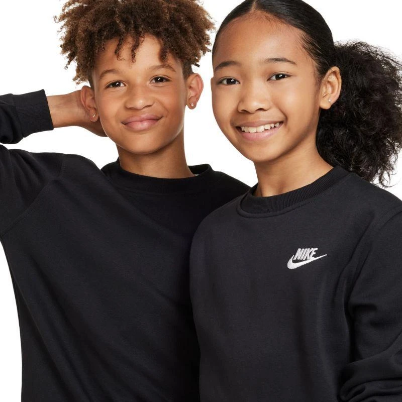 Nike Sportswear Club Fleece vaikiškas džemperis, juodas FD3006 010