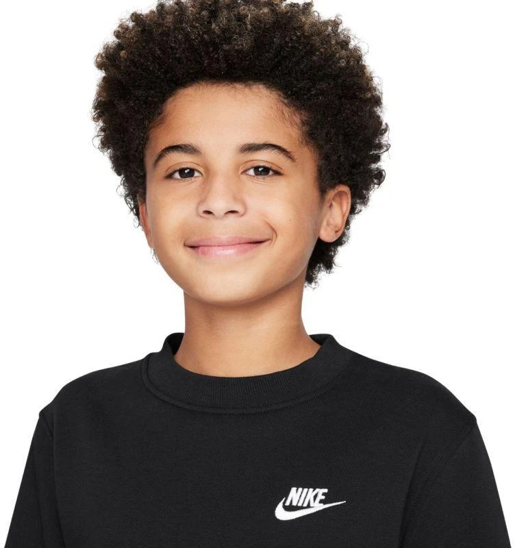 Nike Sportswear Club Fleece vaikiškas džemperis, juodas FD3006 010
