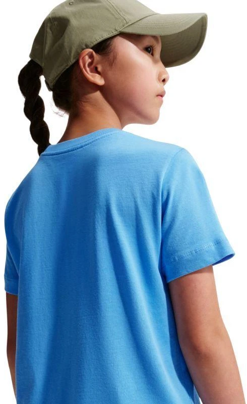Nike Sportswear vaikiški marškinėliai šviesiai mėlyni FZ5177 412