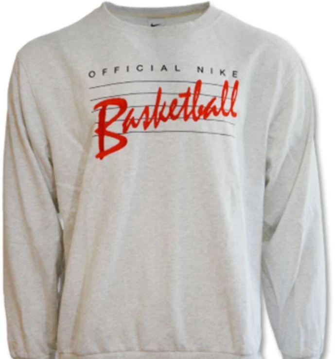 Nike Standard Issue apvalios kaklo iškirptės džemperis, Birch Basketball Heather/Pale Ivory - DA6741-051