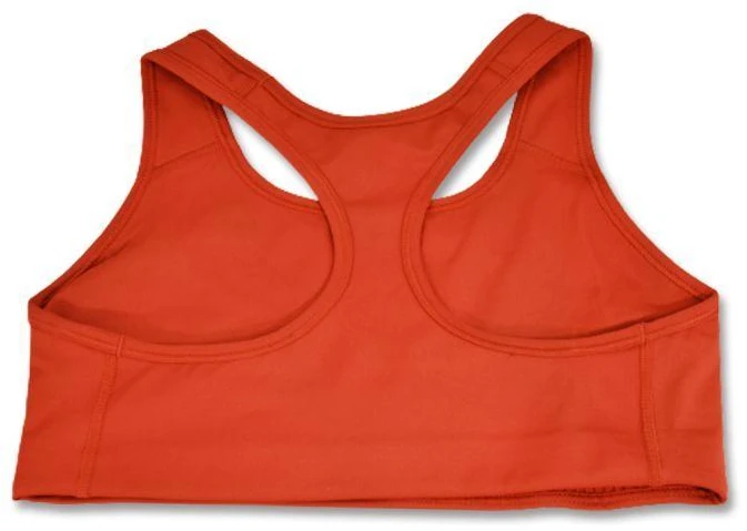 Nike Swoosh Pro-padded Liemenėlė Moterims Cinnabar/Baltas - BV3630-624