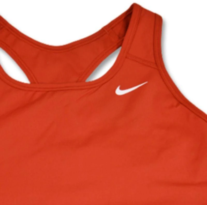 Nike Swoosh Pro-padded Liemenėlė Moterims Cinnabar/Baltas - BV3630-624