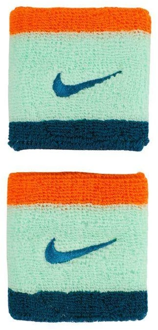 Nike Swoosh riešinės, žalios, 2 vnt. pakuotė N1012405322