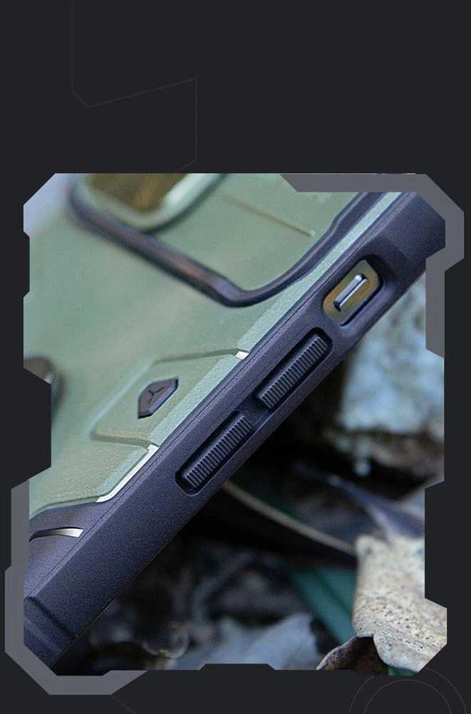 Nillkin CamShield Armor Pro Apple iPhone 14 Plus armored with camera ring stand dėklas telefonui mėlynos spalvos