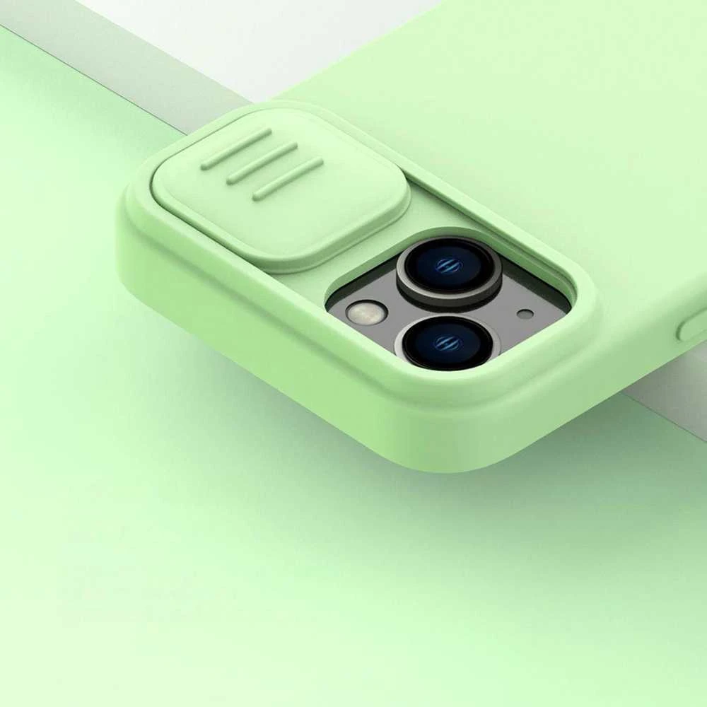 Dėklas Nillkin CamShield Silky Magnetic Silicone Apple iPhone 14 Plus juodas