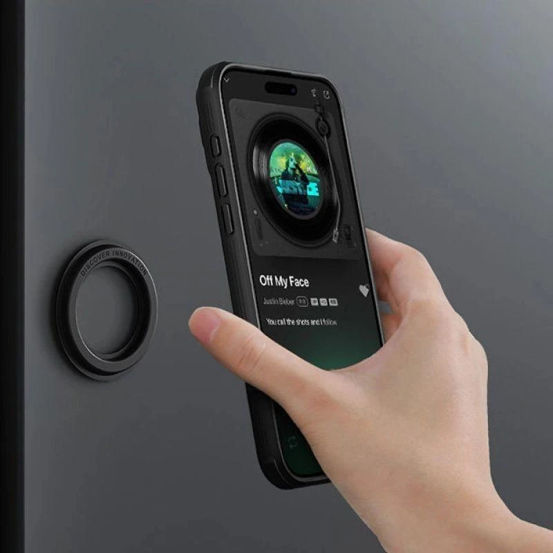 Nillkin CamShield Pro Magnetic Apple iPhone 15 Plus with Camera Protector – dėklas telefonui žalios spalvos