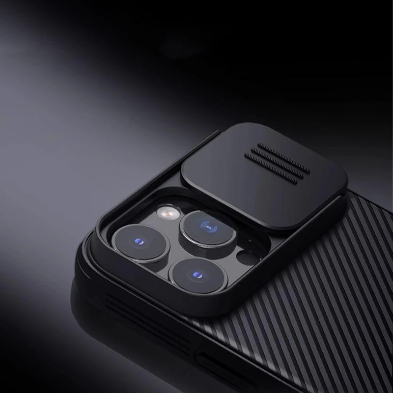 Nillkin CamShield Pro Magnetic Hard Apple iPhone 16 Pro dėklas telefonui juodos spalvos
