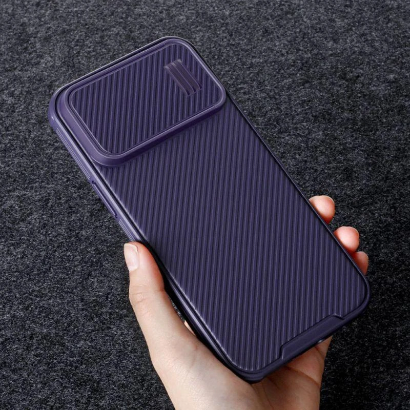 Nillkin CamShield S Apple iPhone 14 Pro Max Armored Camera Protector dėklas telefonui žalios spalvos
