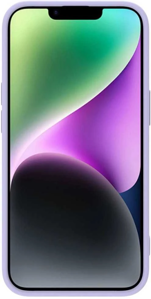 Nillkin CamShield Silky Silicone Apple iPhone 14 Plus with Camera Protector dėklas telefonui violetinės spalvos