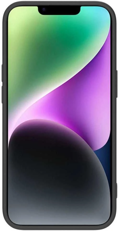 Nillkin CamShield Silky silikoninis Apple iPhone 14 Plus with Camera Protector dėklas telefonui juodos spalvos