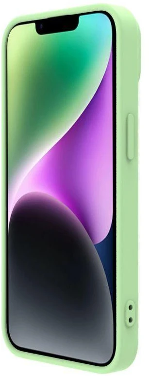 Nillkin CamShield Silky silikoninis Apple iPhone 14 Plus with camera dėklas telefonui žalios spalvos